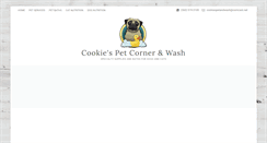 Desktop Screenshot of cookiespetcornerandwash.com